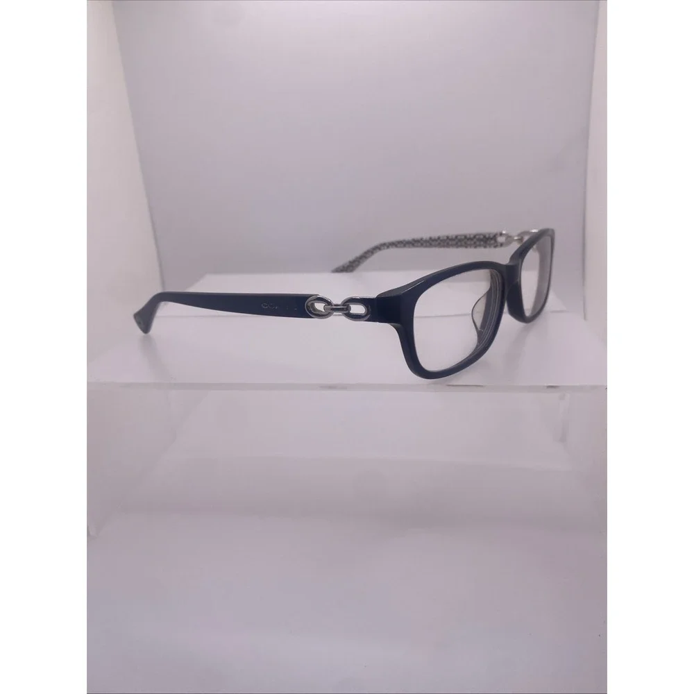 Coach Eyeglasses FRAMES ONLY HC 6052F Fannie 54-16-140 Black White 408
